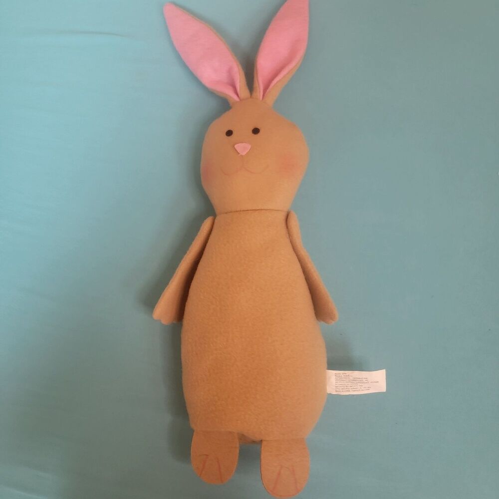 Adorable Standing Plush Home Decor Seasonal Gift Easter Bunny Beige Figure 14